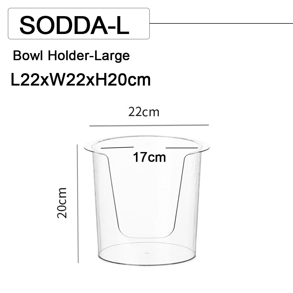 SODDA-Clear Bowls & Plates Organiser Stand / Dish Holder