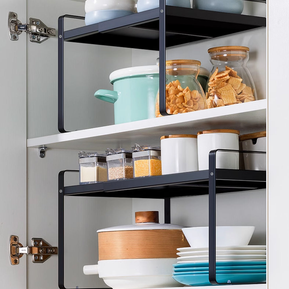 VERTA-Stackable Extendable Kitchen Rack Organizer