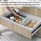 Buy 4 get 20%!BESO-Drawer Organizer Divider Sorting Box Transparent Accessory Tray