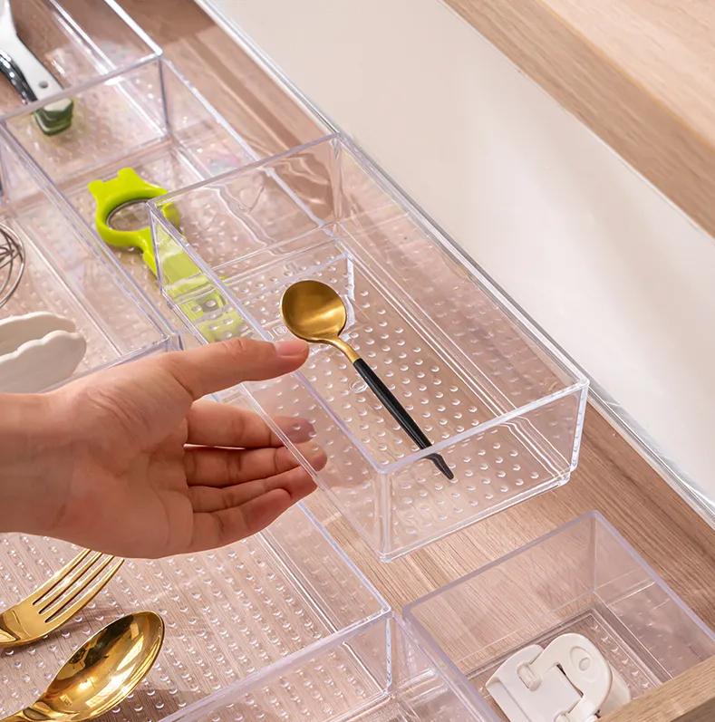 Transparent Drawer Sorting Compartment Organizer –