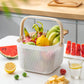 NEST-Large Hollow Desktop Fruit Handheld Basket: Multi-Functional Storage Organizer for Home Use, Ideal for Sorting Various Items