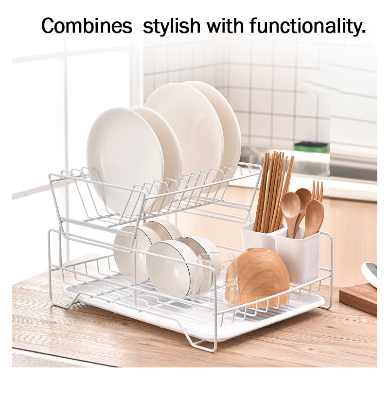 GODIS-2Tier Dish Rack